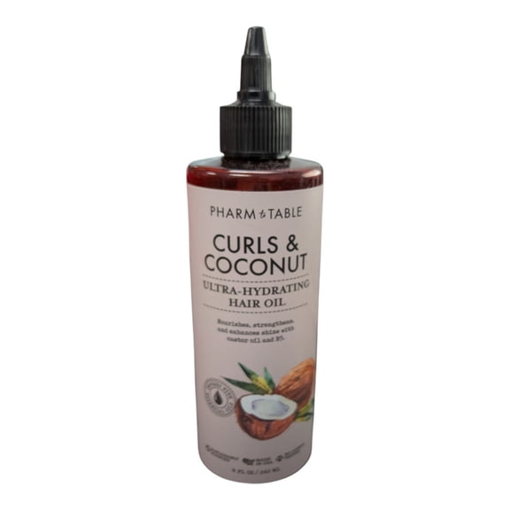 Pharm To Table Curls & Coconut Ultra Hydrating Hair Oil 8 fl oz