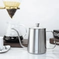 thumbnail image 5 of Easyworkz Gage Gooseneck Pour Over Coffee Kettle 20 oz with Thermometer Stainless Steel Hand Drip Coffee Pot With Long Narrow Spout, 5 of 7