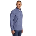 thumbnail image 4 of Sport Tek Adult Male Men Plain Long Sleeves Pullover True Nvy Hthr 4X-Large Tall, 4 of 6