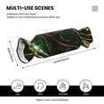 thumbnail image 3 of Salouo Green Marble Pattern Cute Bolster Pillow,Cylindrical Pillow Long Pillow for Bed Round Side Pillow for Knee/Leg/Neck ,- Length 24.4" x 9.8" Diameter, 3 of 8