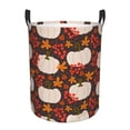 thumbnail image 2 of Cauagu Autumn White Pumpkin for Laundry Basket,Collapsible Organizer Basket for Storage Bin Toy Bins Gift Baskets Bedroom Clothes Children Nursery Hamper -Medium, 2 of 7