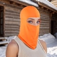 thumbnail image 5 of Unique Bargains Ice Silk Solid Color Balaclava Face Mask 1 Pc Yellow, 5 of 5