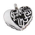 thumbnail image 1 of 2 Collares Conmemorativos De De Recuerdo De Cremación Con Colgante En Forma De Corazón Salvador  Colgante de urna conmemorativa, 1 of 7