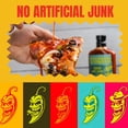 thumbnail image 4 of STACKED - Hot Sauce Variety Pack, Original Jalapeño, Sweet Habanero, Jalapeño Lime, Bacon Spicy BBQ & Teriyaki - 6.7 fl oz, Pack of 5, 4 of 6