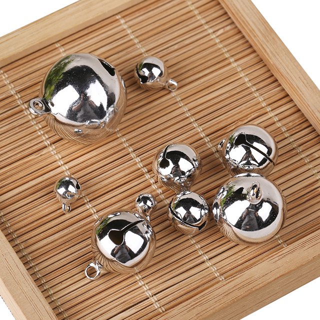5Pcs Christmas Metal Small Bell Tree Pendant Decoration Xmas Party Wind Chimes DIY Material Crafts Accessories Jingle Ornament