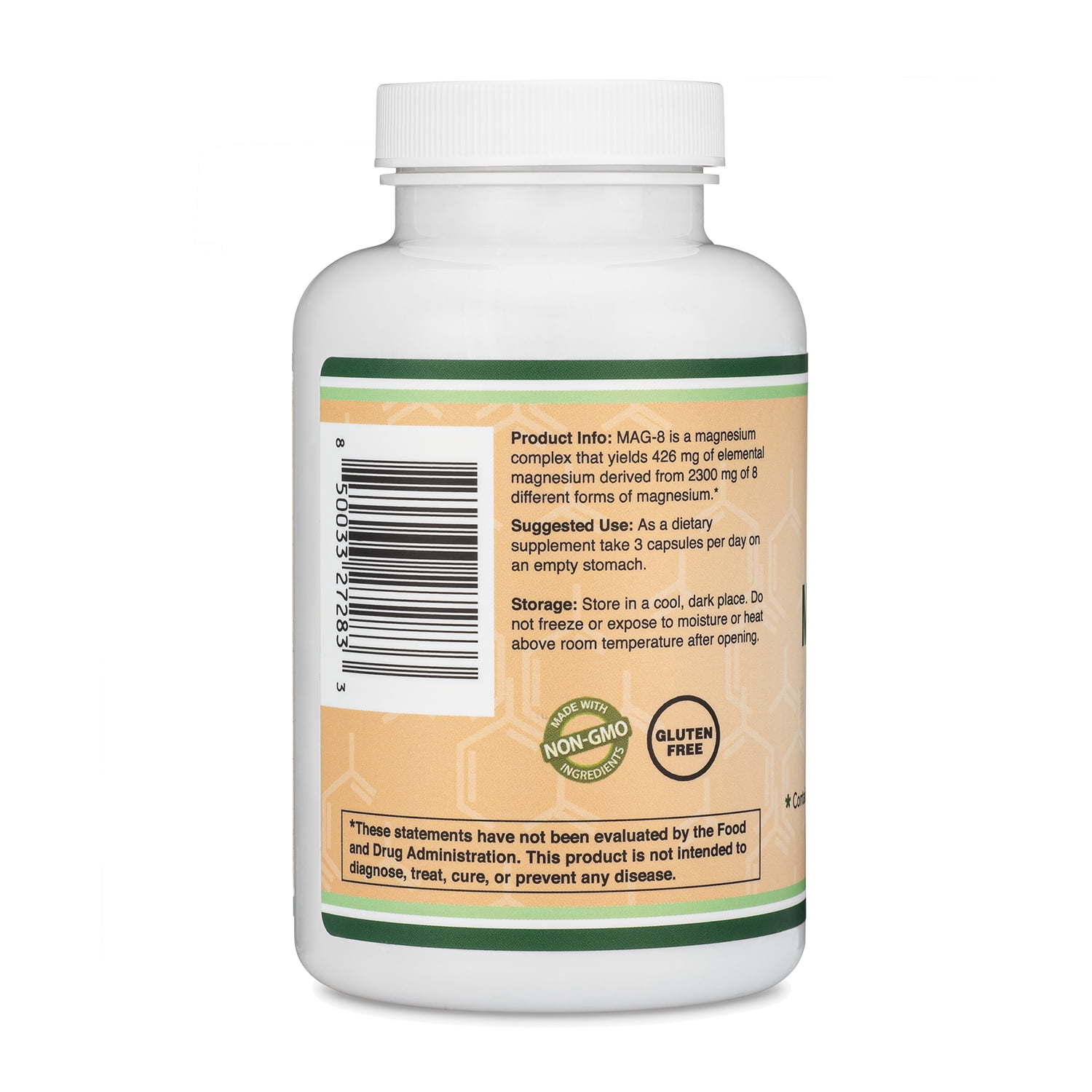 Magnesium Complex (MAG-8), Supports Sleep, 180 Capsules, Double Wood Supplements