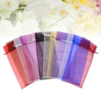 COSMOBETTY Wine Bottle Bags 10Pack Assorted Color Organza For Festive Packaging And Glass Bottle Protection