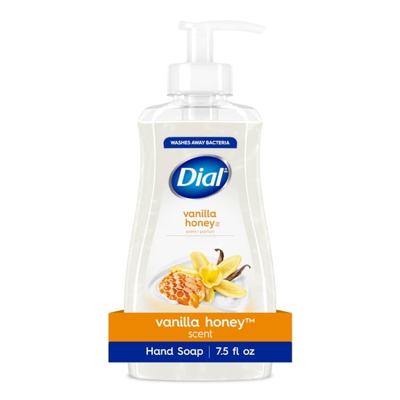 Dial Clean Gentle Liquid Hand Soap, Vanilla & Honey Gentle Hand Soap, 7.5 fl oz