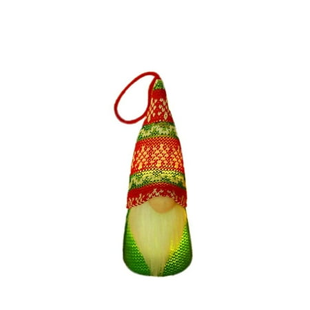 

Home Decor 2022 Illuminated Knitted Faceless Old Man Doll Long Beard Doll Christmas Tree Pendant
