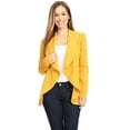 thumbnail image 4 of Women's Casual Long Sleeve Solid Open Blazer Jacket, 4 of 4