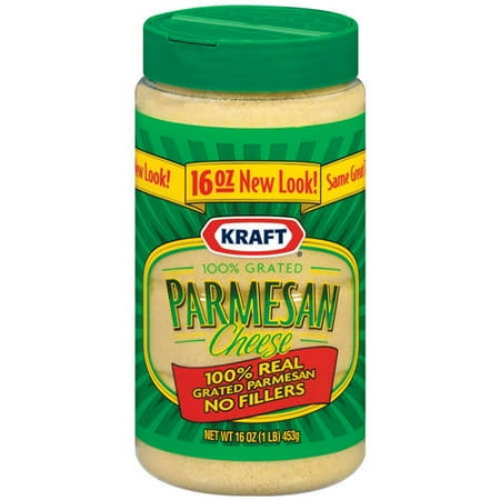 Kraft Grated Cheese Cheese 100% Real Parmesan, 16 oz