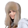 thumbnail image 2 of Capuche Ski Coupe-Vent Peluche Capuche Ski Hiver Ajustable Femmes Hommes, 2 of 4