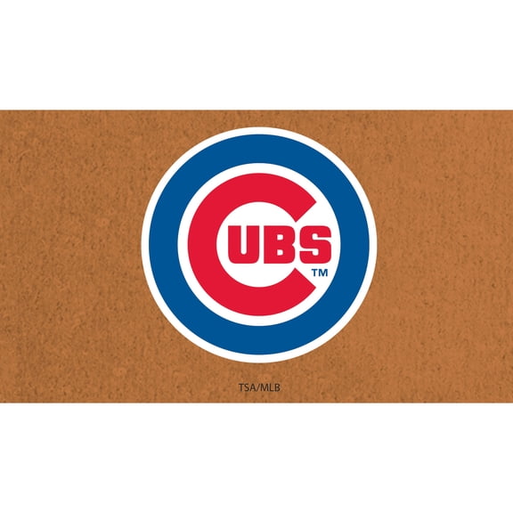 Chicago Cubs 28" x 16" Primary Logo Coir Mat