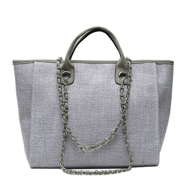 LHSHID New European and American Bucket Bag Womens Large Capacity Shoulder Bags Chain Casual Tote Bag Handbag Shopping bag bolsos