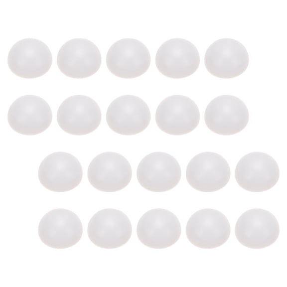 FRCOLOR 20 Pcs Toilet Cover Corner Pad 1.50X1.50X1.50CM White