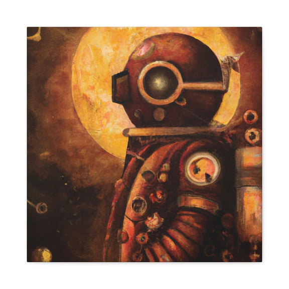Steampunk In a Spacesuit - Canvas