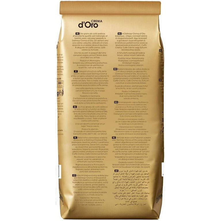 Dallmayr Crema D'Oro 100% Arabica Whole Bean Coffee 2.2lb Dallmayr Crema D'Oro 100% Arabica Whole Bean Coffee 2.2lb