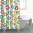 thumbnail image 4 of Pioneer Flower Floral Print Pattern Shower Curtain 72"x72", Bathroom Decorative Shower Curtain Set with 12 Hooks, Waterproof Washable, 4 of 6