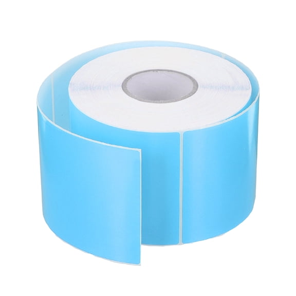 Uxcell Rectangle Labels Sticker Self-Adhesive Color Coding Labels for Office Organization Sky Blue