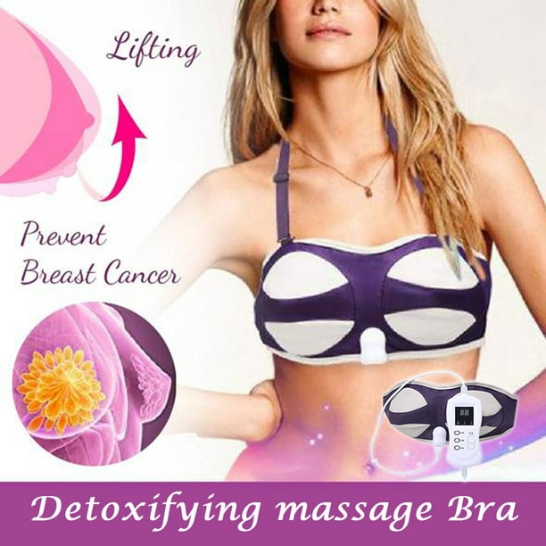 Breast Lift Massager Bra Vibration Enlargement Chest Enhancer Heating  Stimulator
