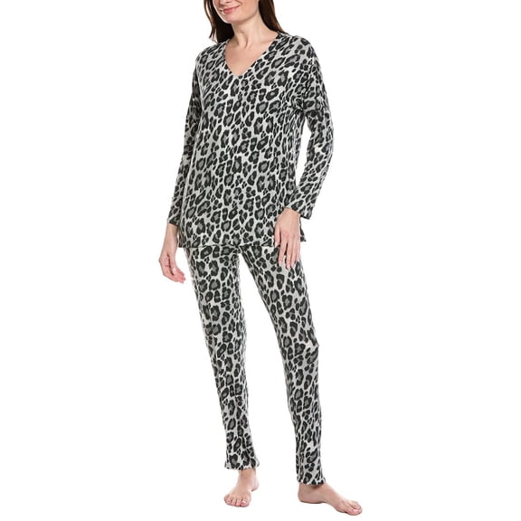 N Natori womens  2pc Ombre Print Pajama Set, XL, Grey