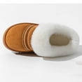 thumbnail image 4 of CHUMUD Fuzzy Slippers for Women - Cozy House Shoes with Anti-Slip Sole, Warm Plush Lined Indoor Outdoor Short Ankle Slippers, 4 of 9