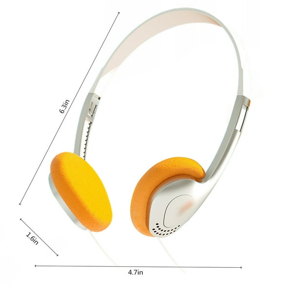 Gold Glitter Wired Earbuds With Case - 3.5mm Earphones With Mic & Volume Control, Travel-Friendly Set For School, Work