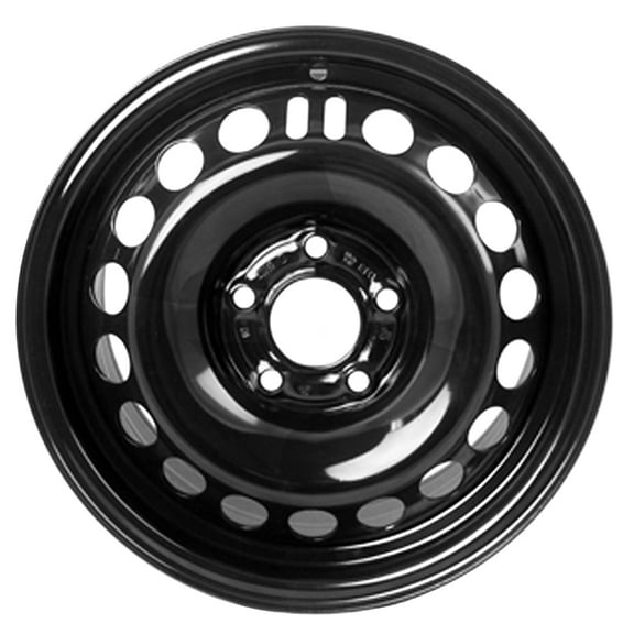 New Aftermarket  Painted Black Steel Wheel 15 x 6.5 18 Hole Style fits 2004-2008 Chevrolet Malibu