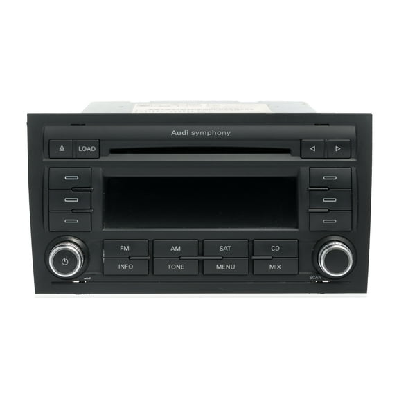 Restored 2006-2008 Audi A4 AM FM XM Radio 6 Disc CD MP3 Player Part Number 8E0-036-195-AF (Refurbished)