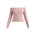 thumbnail image 5 of No Boundaries Off Shoulder Top with Long Sleeves, Women's, 5 of 5