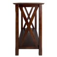 thumbnail image 3 of Winsome Xola X-Panel Console Hall Table, Cappuccino, 3 of 6