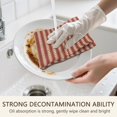 thumbnail image 7 of 4 Pcs Funny Kitchen Towels,Brown and Red Christmas Striped Pattern Microfiber Dish Towels,Kitchen Tea Towels,Kitchen Towel Set (18" X 26"), 7 of 7