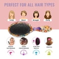 thumbnail image 7 of Fall Pumpkins and Leaves Pattern Hair Brush,Girls Detangling Hair Brush,Glide Through Tangles with Ease for Wet & Dry Hair, 7 of 7