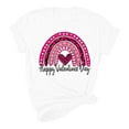 thumbnail image 6 of Fesfesfes T Women's Valentine's Day Love Printed Short Sleeved T-shirt Top Short Sleeved Round Neck Top/Shirt Graphic Tee Women 3XL(US:14), 6 of 6