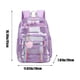 thumbnail image 3 of RKSTN school backpack Transparent PVC Fashion Casual Shoulder Bag Student Schoolbag Swimming Bag Large Capacity Backpack Trendy Versatile Fresh, 3 of 6