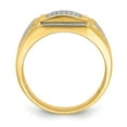 thumbnail image 6 of Auriga Fine Jewelry 10K Yellow Gold Men's CZ Signet Ring Size 10.5, 6 of 6