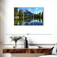 thumbnail image 3 of Elephant Stock Banff National Park Wall Art - Horizontal Multi Panel Canvas - Living Room Wall Decor - Nature Multi Panel - Blue And Green Decor - 33" x 20", 3 of 8