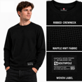 thumbnail image 5 of Southpole Mens Thermal Shirts - Crewneck and Henley Top Long Sleeve Thermal Shirts for Men 2 Pack, 5 of 7