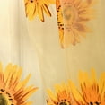 thumbnail image 3 of Cortina con patrón de girasol Jadeshay organza transparente, 3 of 5