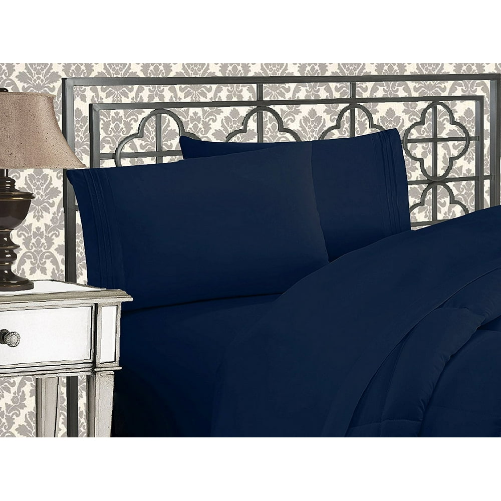 Elegant Comfort Luxury 2Piece Pillowcases SilkySoft Wrinkle Resistant