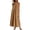 Brown#01, variant on Yeaiivve Summer Dresses for Women 2026 Boho Halter Maxi Dress Deep V Neck Backless Linen Dress Lightweight Flowy Long Dresses for Travel Cruise Outfits Army Green,XL