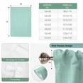 thumbnail image 6 of Linen Mint Green Tie Up Curtains 45 Inches Long, Kitchen Window Curtains Over Sink, Modern Minimalist Pure Solid Color Small Window Curtains Shade Balloon Curtains Valances for Bedroom/Cafe 34"x45", 6 of 8
