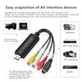 thumbnail image 2 of USB2.0 Audio AV TV Card VHS to TV card; VHS DVD Converter Analog Video to Digital Format Record Capture Card PC Adapter, 2 of 9