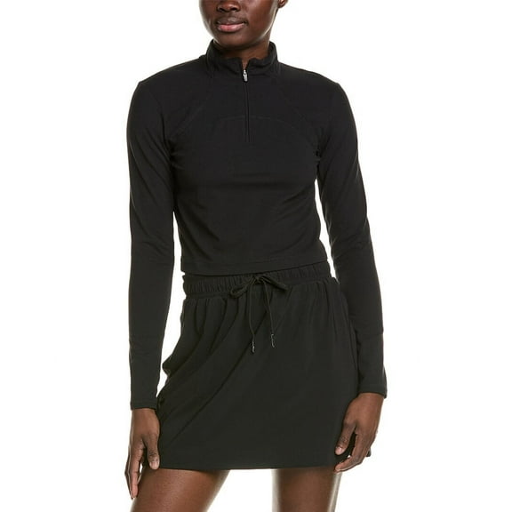 Sweaty Betty womens  Soft Sculpt 1/2-Zip Pullover, m, Black