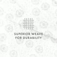 thumbnail image 4 of Noble Linens Light Gray Make a Wish Print 3-Piece Duvet Cover Set, Full/Queen, 4 of 11