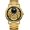 Gold -Black, variant on Business Mens Automatic Watch Stainless Steel Waterproof Moon Phase 24-Hours Gold Skeleton Watches