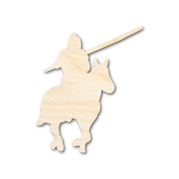 Unfinished Wood Knight Shape 14" / 3/4"