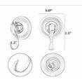 thumbnail image 5 of Suction Cup Hooks Large Clear Reusable Heavy Duty Hanger Christmas Wreath Hangers Strong Hooks for Bathroom 、Kitchen、Window、Glass and All Smooth Surface Inside and Outside…… (L-8PACKS), 5 of 5
