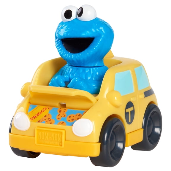 Sesame Street Twist and Pop Wheelies - Cookie Monster, Pop-Up Action, Ages 2