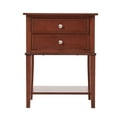 thumbnail image 3 of Glory Furniture Newton 2 Drawer Nightstand in Cherry, 3 of 7